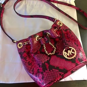 Michael Kors Mini Crossbody Bag Embossed Leather